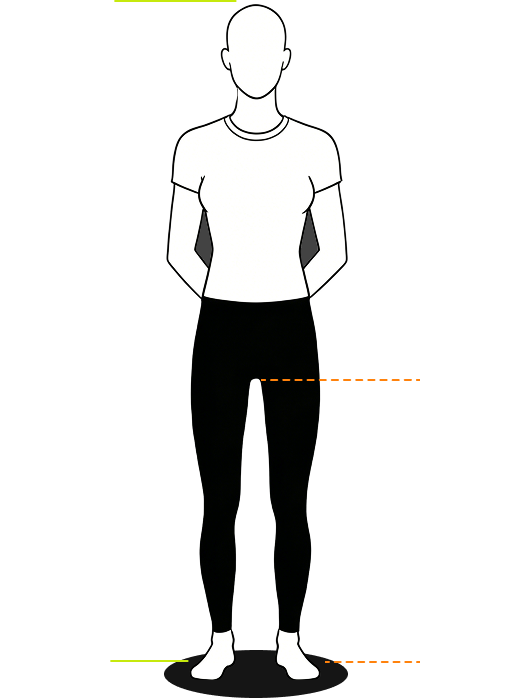 Body measurement illustration